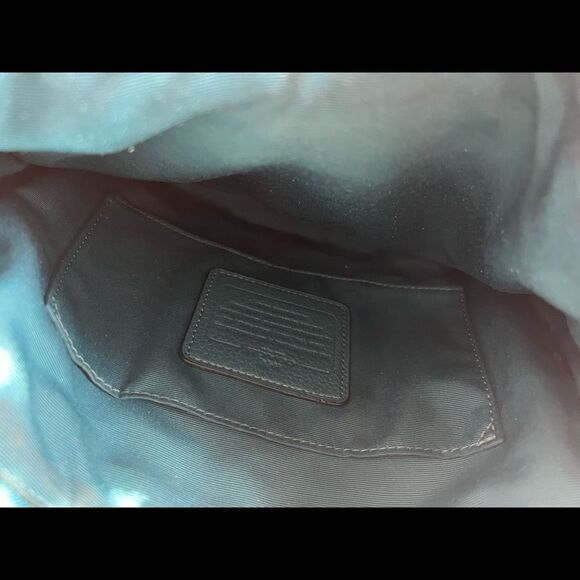 COACH  Horse & Carriage Green Handbag Purse - Picture 15 of 16